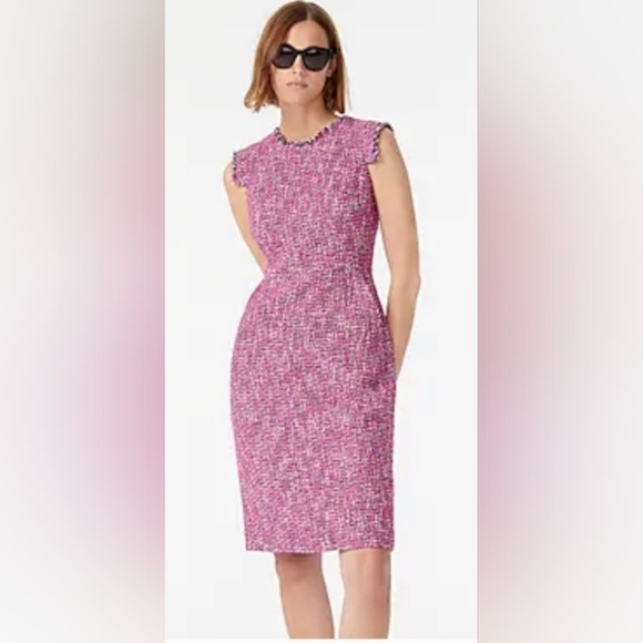 J. Crew Ladies Resume Dress In Autumn Tweed. Size 8 - Picture 2 of 14